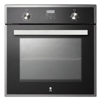 De Santii Electric Fan Single Oven - Black