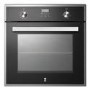 De Santii Electric Fan Single Oven - Black