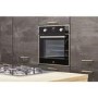 De Santii Electric Fan Single Oven - Black