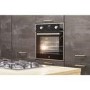 De Santii Electric Fan Single Oven - Black