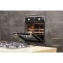 De Santii Electric Fan Single Oven - Black