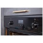 De Santii Electric Fan Single Oven - Black