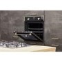 De Santii Electric Fan Single Oven - Black