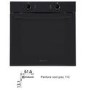DeSantii Electric Single Oven with Catalytic Cleaning - Black