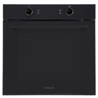 DeSantii Electric Single Oven with Pyrolytic Cleaning - Black