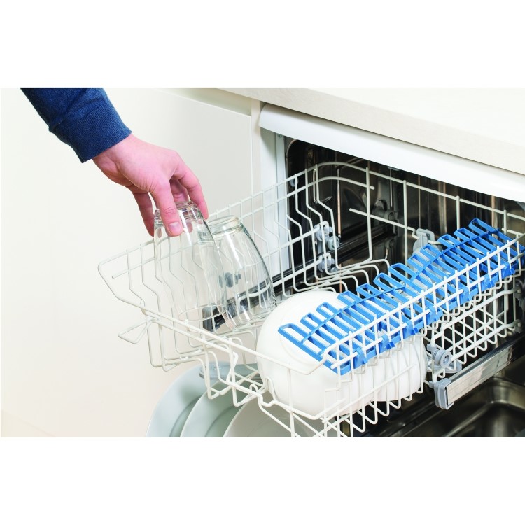 GRADE A1 - Indesit DSR15B1 10 Place Freestanding Slimline Dishwasher - White