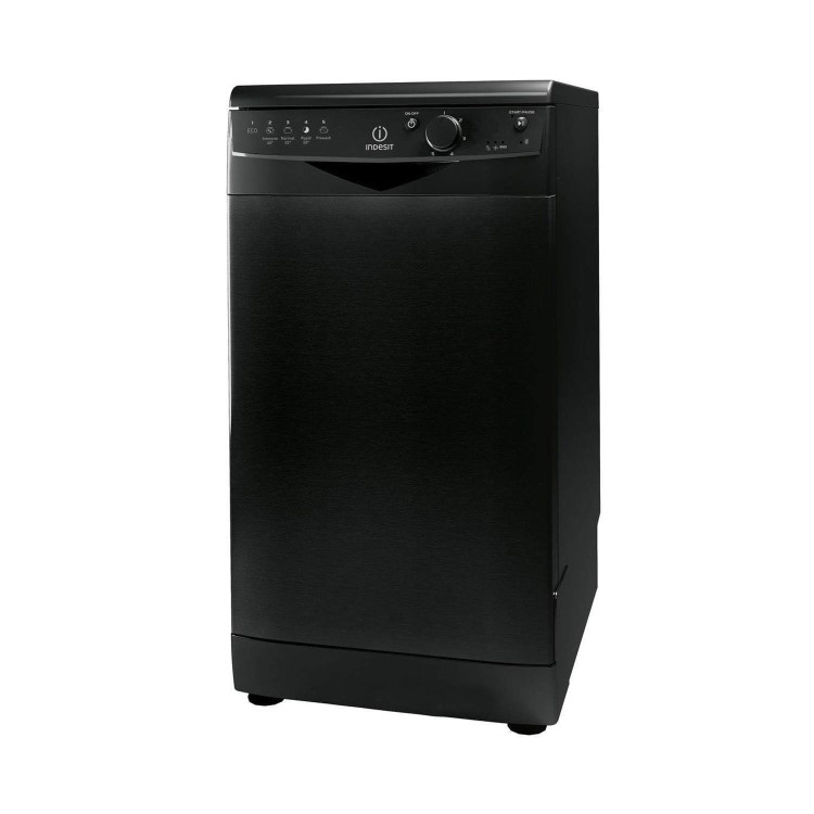 Indesit DSR15BK 10 Place Slimline Freestanding Dishwasher Black