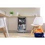 Indesit DSR26B1S 10 Place Slimline Freestanding Dishwasher - Silver