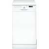 GRADE A2 - Indesit DSR57B1 10 Place Slimline Freestanding Dishwasher White