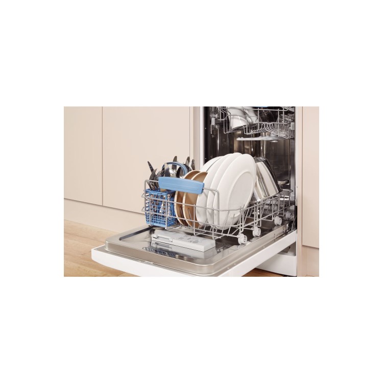 Indesit Extra DSR57M96Z 10 Place Slimline Freestanding Dishwasher with Quick Wash - White