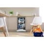 Indesit Extra DSR57M96Z 10 Place Slimline Freestanding Dishwasher with Quick Wash - White