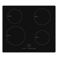 De Santii 4 Zone Induction Hob with Boost - Black Glass