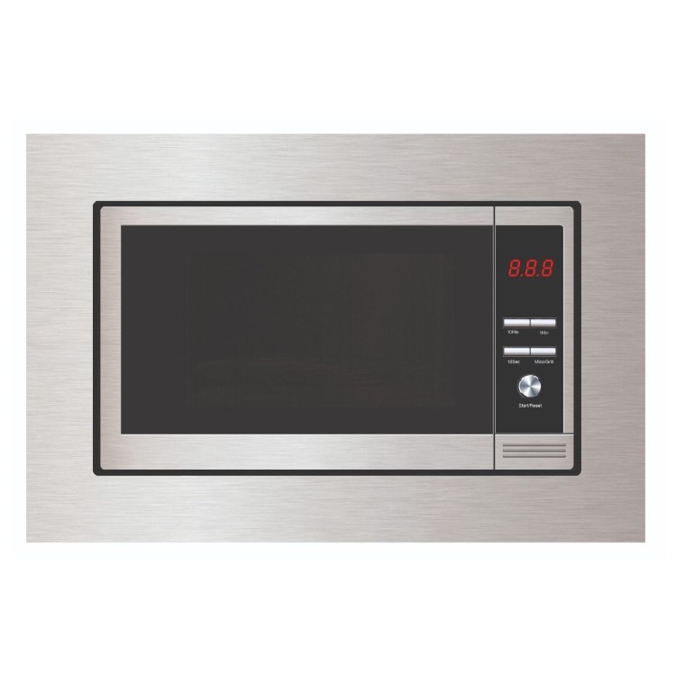 De Santii 20L 700W Microwave with Grill - Stainless Steel