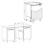 De Santii 93 Litre Integrated Under Counter Freezer