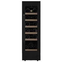 De Santii 19 Bottle Capacity Single Zone Built in Wine Cooler - Black