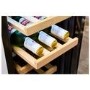 De Santii 19 Bottle Capacity Single Zone Built in Wine Cooler - Black