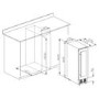 De Santii 19 Bottle Capacity Single Zone Built in Wine Cooler - Black