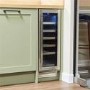 De Santii 19 Bottle Capacity Single Zone Built in Wine Cooler - Stainless Steel