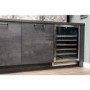 De Santii 52 Bottle Capacity Single Zone Built in Wine Cooler - Stainless steel