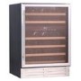 De Santii 46 Bottle Capacity Dual Zone Built-in Wine Cooler - Stainless Steel