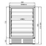 De Santii 46 Bottle Capacity Dual Zone Built-in Wine Cooler - Stainless Steel