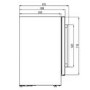 De Santii 46 Bottle Capacity Dual Zone Built-in Wine Cooler - Stainless Steel