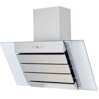 De Santii 70cm Angled Chimney Cooker Hood - Stainless Steel