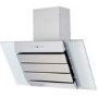 De Santii 70cm Angled Chimney Cooker Hood - Stainless Steel