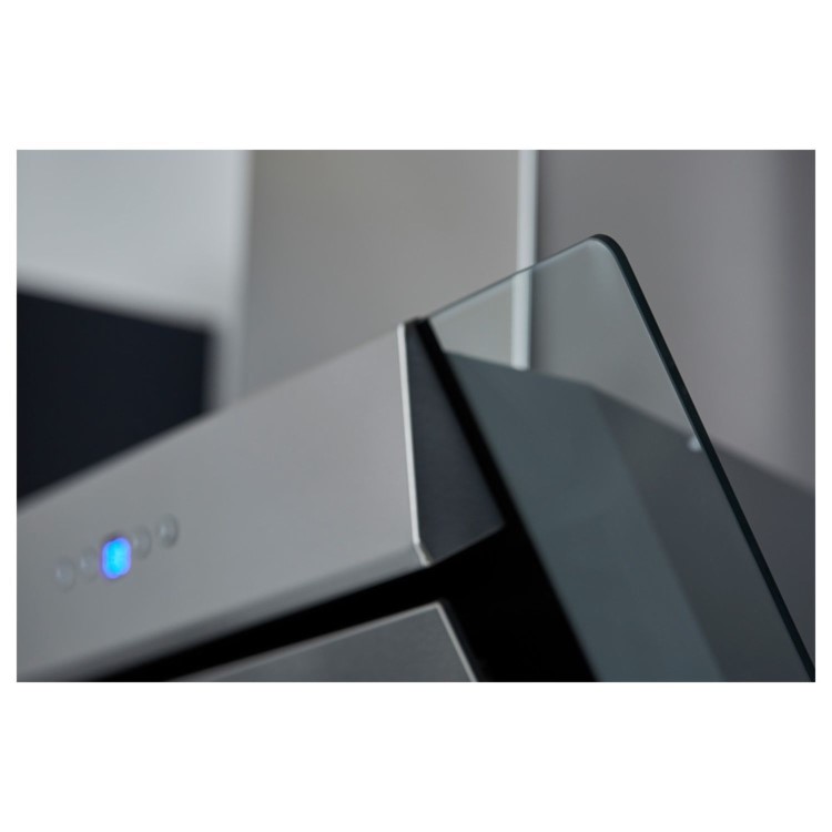 De Santii 70cm Angled Chimney Cooker Hood - Stainless Steel