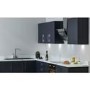 De Santii 90cm Angled Cooker Hood - Stainless Steel