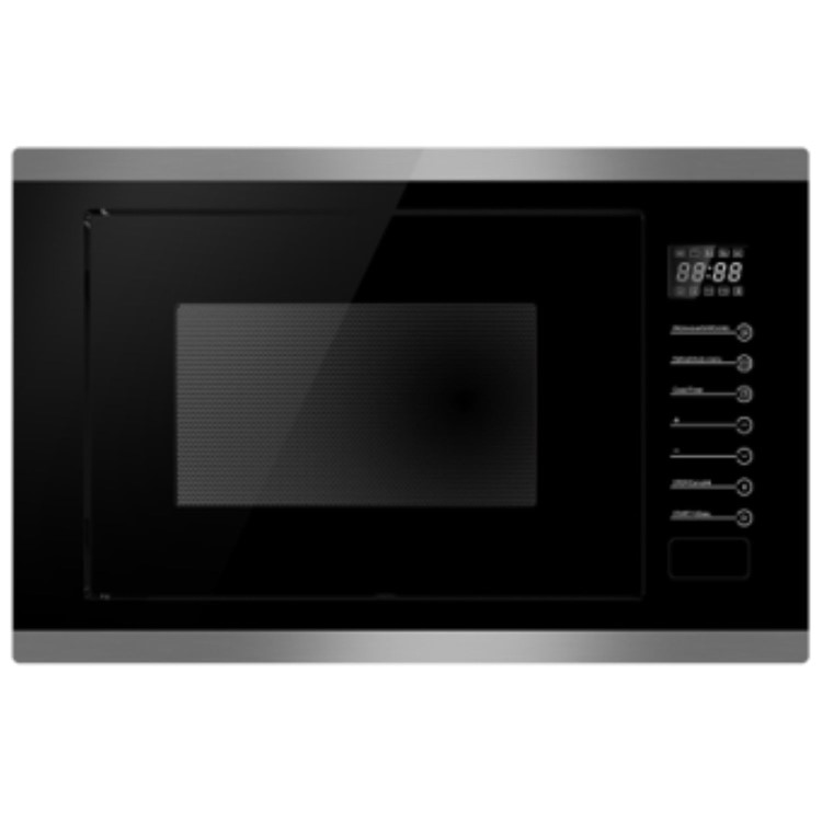 De Santii Built-in Microwave with Grill - Stainless Steel