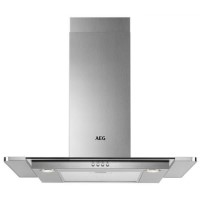 AEG DTB3650M 60cm Transparent Glass Wall Chimney Hood - Mecanical Push Buttons - Halogen Lamps - 3 S