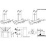 AEG DTB3650M 60cm Transparent Glass Wall Chimney Hood - Mecanical Push Buttons - Halogen Lamps - 3 S