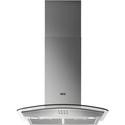 AEG 5000 Series 60cm Curved Glass Chimney Cooker Hood - Stainless Steel
