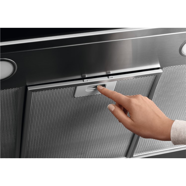 AEG 5000 Series 60cm Curved Glass Chimney Cooker Hood - Stainless Steel