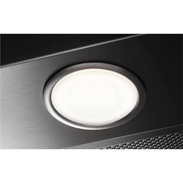 AEG 5000 Series 60cm Curved Glass Chimney Cooker Hood - Stainless Steel