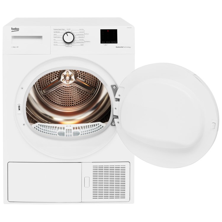 GRADE A2 - Beko DTBP10001W 10kg Freestanding Heat Pump Tumble Dryer - White