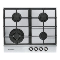 De Dietrich DTE1114X 60cm Wide Four Burner Gas Hob - Stainless Steel