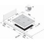 De Dietrich DTE1114X 60cm Wide Four Burner Gas Hob - Stainless Steel