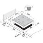 De Dietrich DTG1164X 60cm Wide Four Burner Gas-on-glass Hob With Stainless Steel Trim