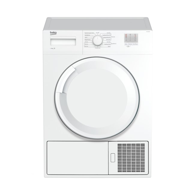 GRADE A1 - Beko DTGC8000W 8kg Freestanding Condenser Tumble Dryer - White
