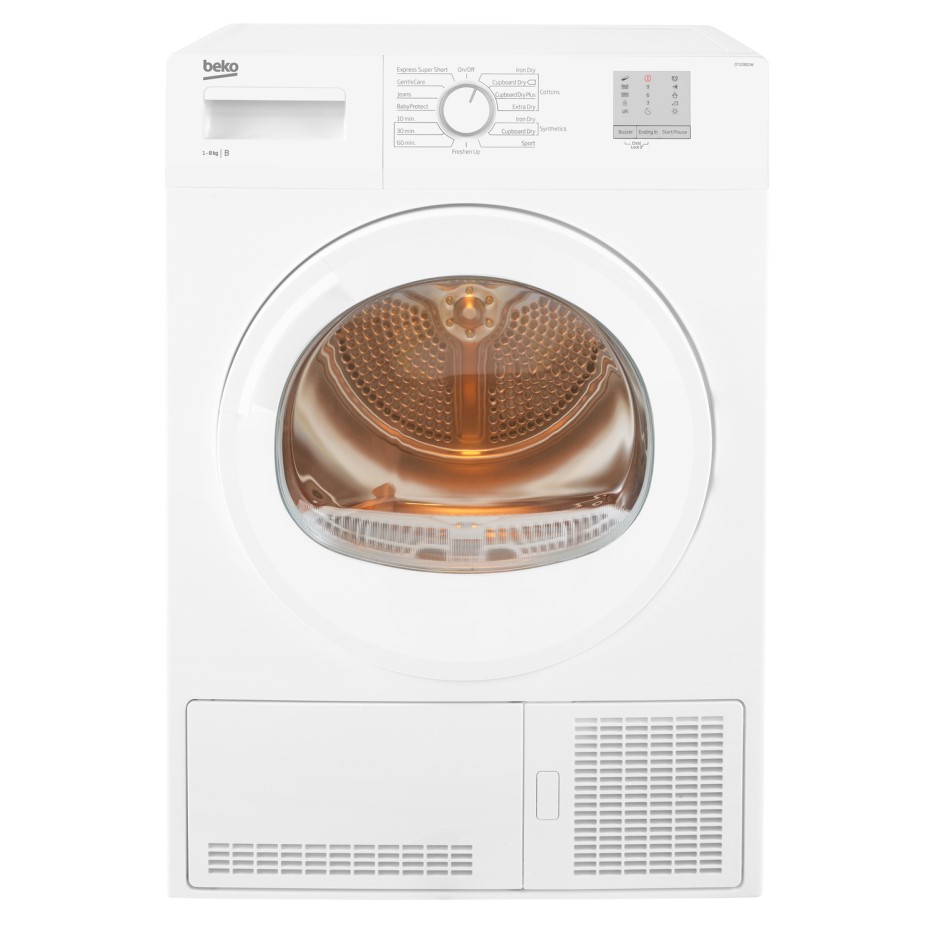 Beko DTGC8011W 8kg Freestanding Condenser Tumble Dryer White