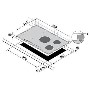 De Dietrich DTI1049X Continuum Zone 93cm Induction Hob