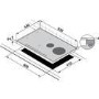 De Dietrich DTI1089V Slimline Bevelled Edge 90cm Wide Induction Hob With Continuum Zone