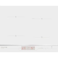 De Dietrich DTi1105WE 65cm Wide Four Zone Induction Hob In White Glass