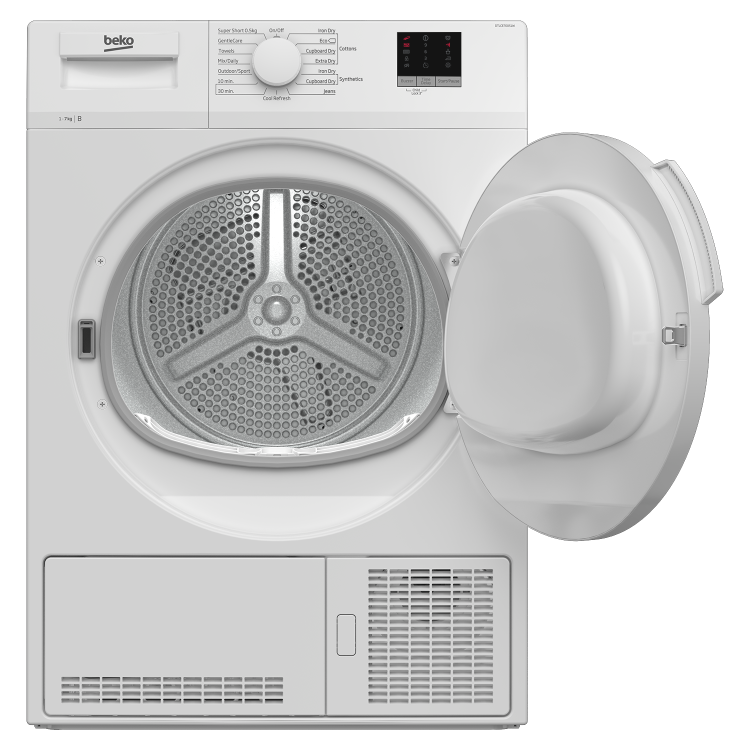 Beko DTLCE70051W 7kg Freestanding Condenser Tumble Dryer - White