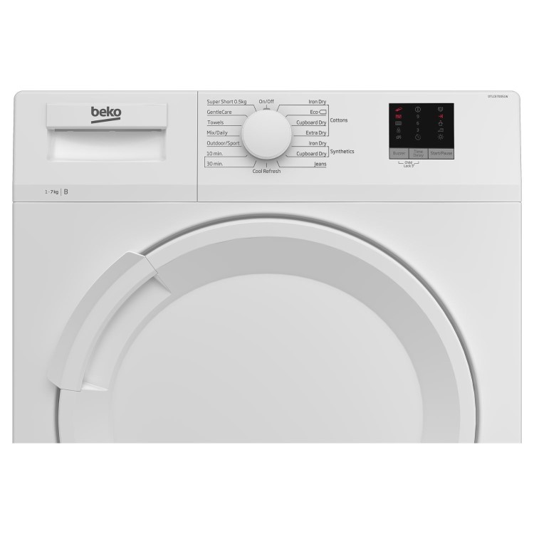 Beko DTLCE70051W 7kg Freestanding Condenser Tumble Dryer - White