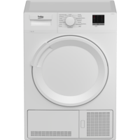 Refurbished Beko DTLCE80051W Freestanding Condenser 8KG Tumble Dryer White Refurbished Beko DTLCE80051W Freestanding Condenser 8KG Tumble Dryer White