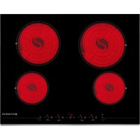 De Dietrich DTV1120X 65cm Wide Four Zone Ceramic Hob With Stainless Steel Trim