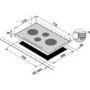 De Dietrich DTi1008X 75cm Wide Four Zone Induction Hob With Stainless Steel Trim